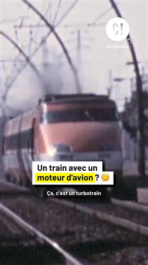 Tu connaissais le turbotrain ? 🚂 Un train avec le moteur d'un avion, ancêtre du TGV actuel... Jeremy Le Chimiste nous explique comment fonctionnait ce train créé par la SNCF, qui n'est plus en circulation aujourd'hui. #curieux #incurieuxwetrust #turbotrain #tgv #sncf #avion #histoire #culture #funfact #train | CurieuxLive