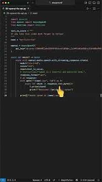 OpenAI Text to Speech API in Python