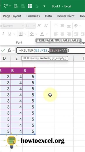 Use this FILTER trick to choose columns
