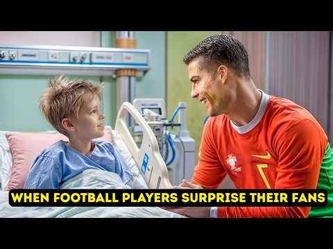 When Football Players Surprise Their Fans ❤️ | Heartwarming & Unforgettable Moments
