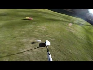 Spectacular onboard shot with GoPro Hero 3+ mounted on a golf club in slow motion