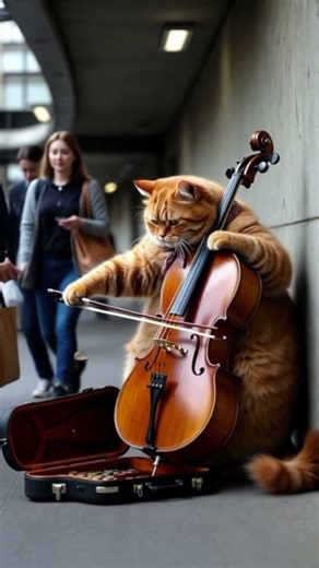 Ginger Cat Cello Flashmob | Street Performance in Washington Underground Passage