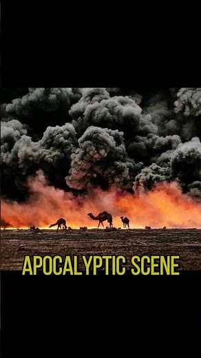 Oil Fires Kuwait 1991