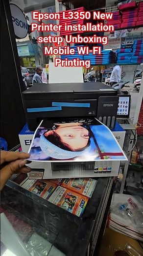 Epson L3350 New Printer installation setup Mobile WI-FI #epson#services #printersupportsoftware
