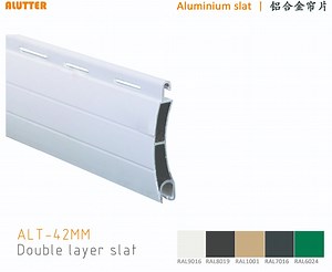 [Hot Item] Different Sizes of Aluminum Roller Shutter Slats