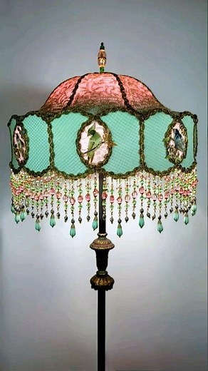"Sparrows" Victorian Lampshade Making Video by Crystal Hayes [Elegance Lamps]