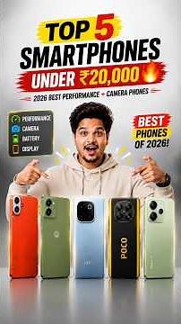 Top 5 Best Smartphones Under ₹20,000 in 2026 🔥
