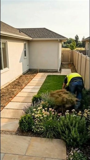 This Backyard Garden Makeover Is So Satisfying. #backyarddesign #backyardtransformation