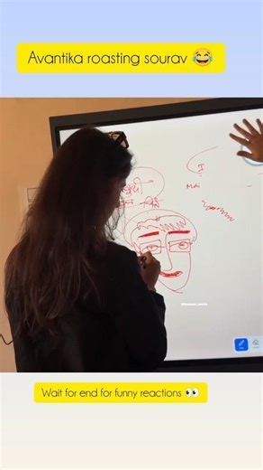 Avantika ki drawing toh dekho 🫢🤣‪@souravjvlogs‬ ‪@triggeredinsaan‬ #liveinsaan #shorts