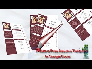 Create Modern Resume in Google Docs