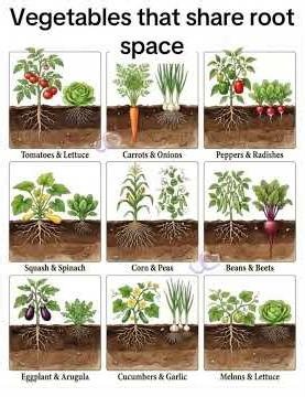 Vegetables That Share Root Space