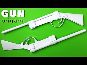How To Make Realistic Paper Gun Easy! DIY Origami Gun | Paper Weapon Easy Folding