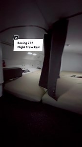 Every wonder where Pilots rest during long haul flights? Heres the Boeing 787 Overhead Flight Crew Rest (OFCR) ✈️🛏️ #aviation #pilot #pilotlife #airline #fyp