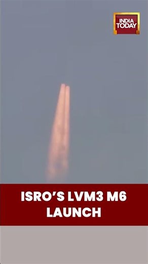ISRO’s #lvm3 M6 Launches #bluebird Block-2 satellite, Heaviest Communication Satellite Ever