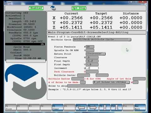 Bolt Hole Circle Programming Demo