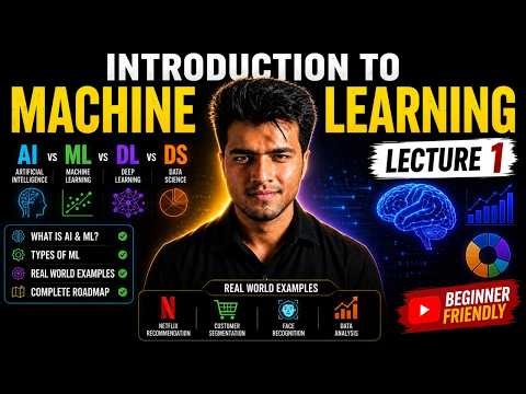 Introduction to Machine Learning | [Free Course] | Lecture 1