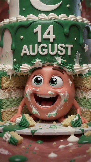 14 August Green Cake Attack in Body! 🎂🚨 | Wonder Body Bites #shorts #shortsfeed