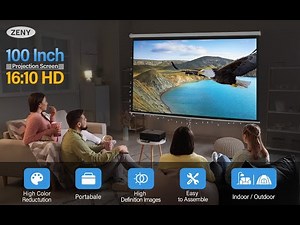 ZENY Portable Projector Screen Pull Down | Key Features