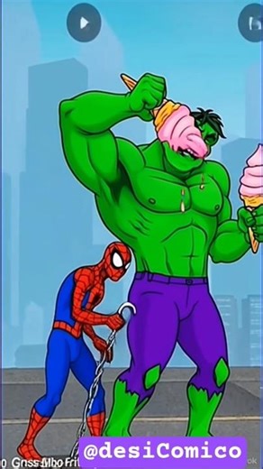 Spider-Man Pranks Hulk | Funny Superhero Animation Short ‪@desicomico‬