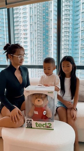Patricia Reyes | Unboxing Ted 2 Plush toy Action Figure from @popmart_phl @shopee_ph ❤️ with Avery and Aaliyah! ❤️ | Instagram