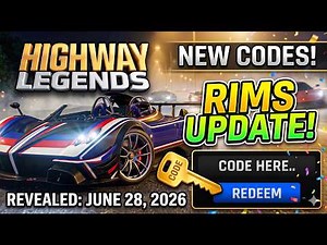 NEW RIMS UPDATE! + NEW CODES | Highway Legends Roblox (June 28, 2026)