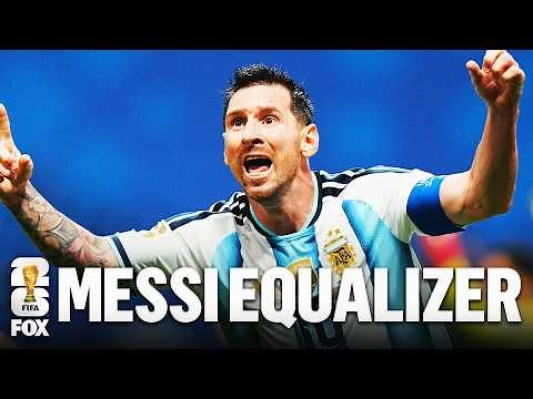 Lionel Messi Equalizes for Argentina with Superb Finish vs Egypt | 2026 FIFA World Cup™