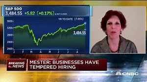 Cleveland Fed President Loretta Mester on the disconnect between the markets and the economy