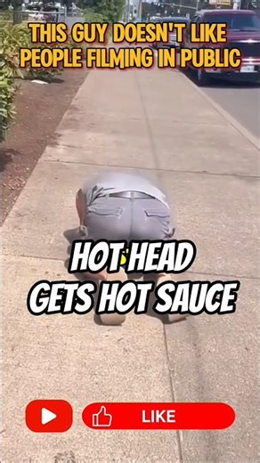 Hot Head Gets Hot Sauce And Good Cop Shows Up! First Amendment Audit