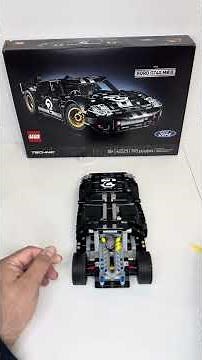 V2 How to 2WD Motorize LEGO Technic 42223 1966 Ford GT40 MKII Race Car (1:18) MOC Full RC MOD (4K)