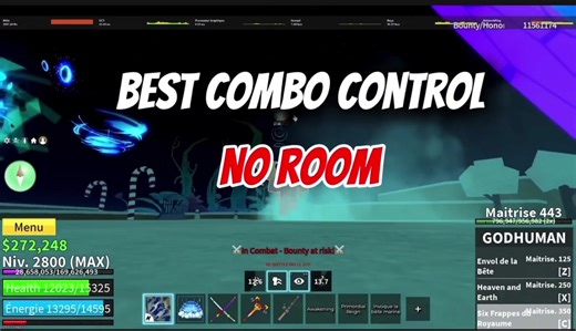 KyroNox Combo Control Rework in Blox Fruits
