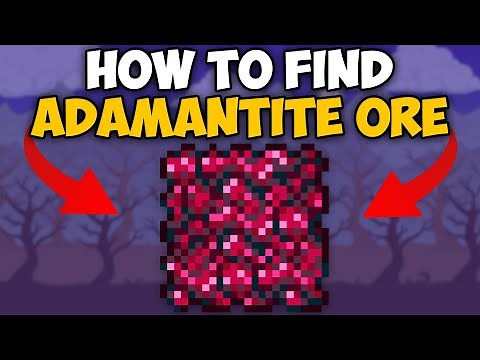 Terraria How To Get Adamantite Ore | Terraria Adamantite Ore 1.4.4.9
