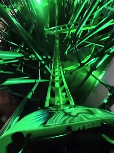 Poltergeist Coaster Launch at Six Flags Fiesta Texas
