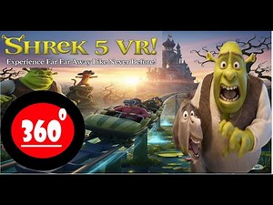 Journey to Shrek 5's Land (with Art Statues, Shrek's Tower & The King!) - 360 & Full POV Experience