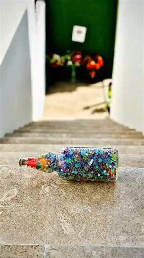 💥 Ultimate Bottle Break Challenge! Color Explosion Inside 🌈 #asmr #satisfying #trending #shorts