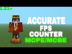Accurate Fps Counter Texture Pack For MCPE/MCBE 1.21+