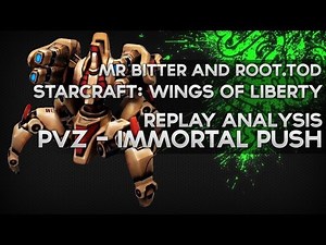 Immortal Push vs Zerg - Starcraft Replay Analysis Episode 3 - Razer Academy