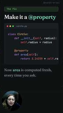 Call a Method Like an Attribute in Python @property