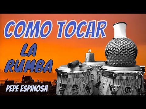 HOW TO PLAY THE RUMBA WITH 2, 3 AND 4 CONGAS - PEPE ESPINOSA