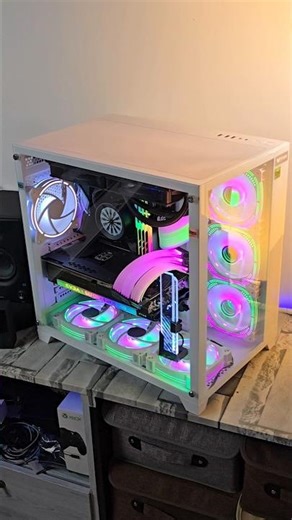 PC Gamer Gama Alta en Blanco 🤍🔥 | ¿El Setup MÁS LIMPIO que verás? #PCGamer #WhiteBuild #GamingSetup