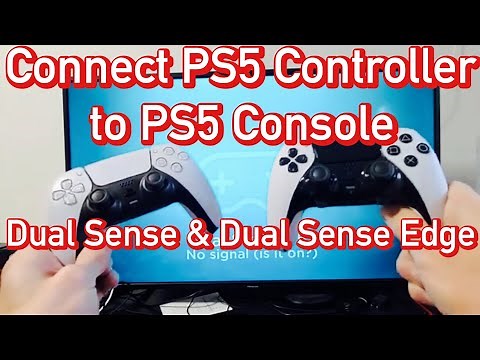 Connect PS5 Controller to PS5 Console (Bluetooth & Cable) Dual Sense Edge & Dual Sense