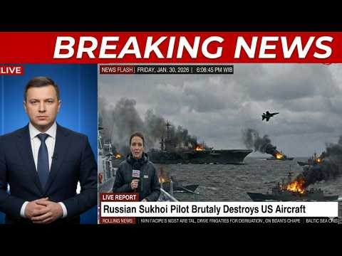 Russian Sukhoi Brutally Destroys US Aircraft Carrier in Baltic Sea | ARMA 3