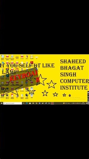 show the keyboard on desktop screen ll | Made My Keyboard Display On My Monitor #computer #youtube
