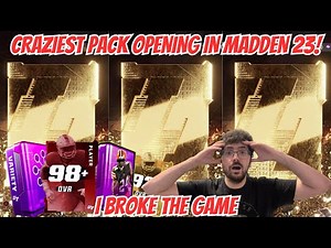 CRAZIEST MADDEN 23 PACK OPENING YOU WILL SEE!! PRO ENDGAME ELITE BUNDLES + TVPS WENT CRAZY!