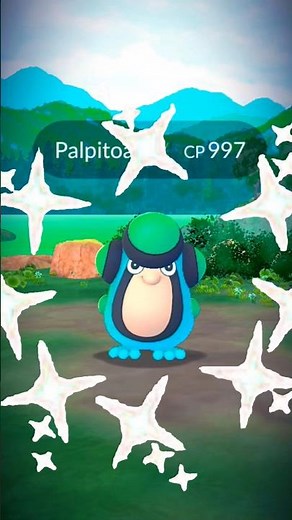 Wild Shiny Palpitoad in Pokemon GO! Lucky Shiny Find #pokemongo
