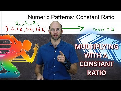 Calculating CONSTANT RATIOS in NUMBER PATTERNS - Grade 8