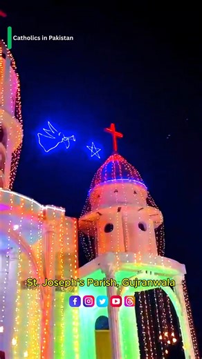#Christmas Vigil at St. Joseph's Catholic Church, Gujranwala | Catholics in Pakistan