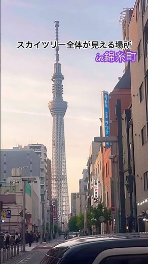 【JAPAN】The panoramic view of the Tokyo Skytree【Kinshicho】 #Skytree #Kinshicho #CityWalk #Sightsee...