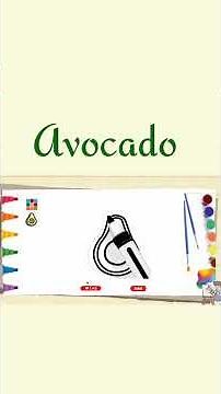 How to Draw Avocado ✏️ | Step by Step Avocado Drawing ✅ | Avocado Kesy Banaen 🥑 | Easy Drawing