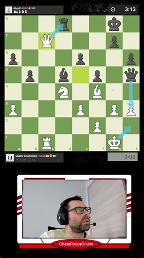 Queen Sacrifice! #chess #chessgame #chesscoaching #rapidchess #chesscom #queensacrifice