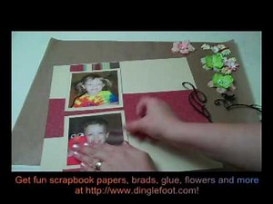 Cricut Scrapbook Page Idea for 2 Photos